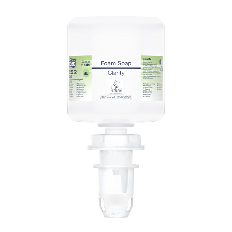 Skumsæbe, Tork, S5, Foam Clarity, 525 ml, karton a 8 stk