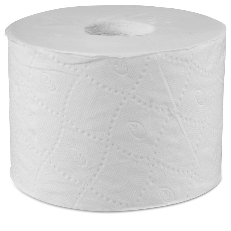 Toiletpapir Jumbo, Tork, Universal, Optiserve, 1-lags, hvid x 143,80 m, kasse á 24 ruller, FSC Recycled Credit