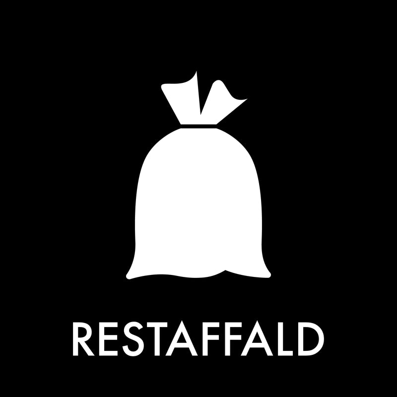 Etiket, Restaffald, 60x60mm, lilla