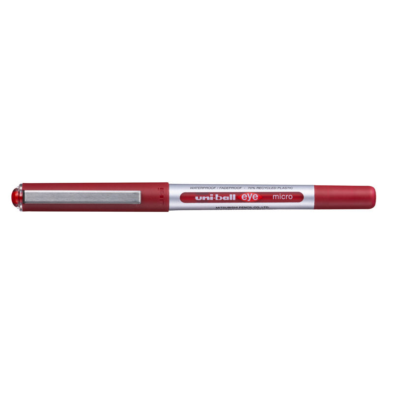 Rollerpen, Uniball Eye, 0,2MM, rød, Units 12