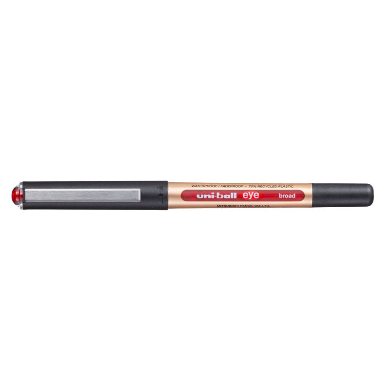 Rollerpen, Uniball Eye, 1,0MM, rød, Units 12
