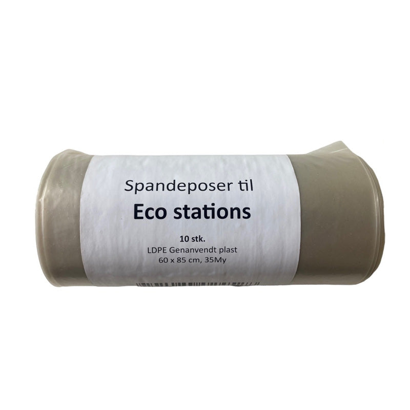 Spandeposer, 35 µm, 600 x 850 mm, LD-PE, transparent, 50 l, rulle a 10 stk