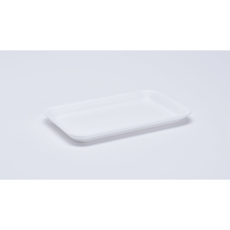 Skumbakke , 218x135x17mm, Extruded Polystyrene (XPS), hvid, pakke med 900 stk