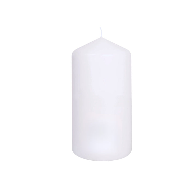 Bloklys, udvendig diameter: 60 mm, Voks, hvid, 30h, pakke a 12 stk