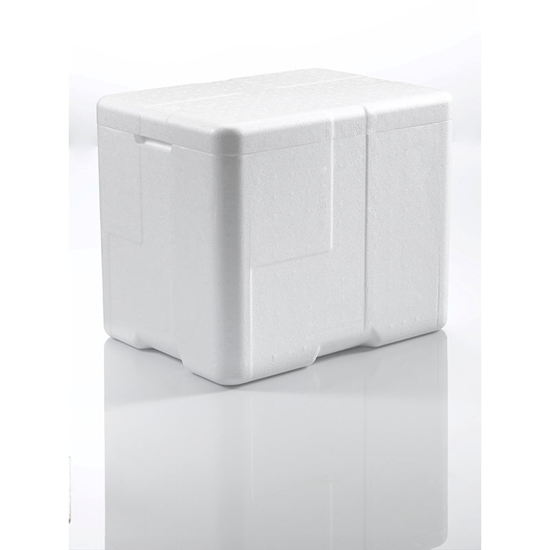 EPS skum, 400 x 300 x 330 mm, PS, hvid, palle a 56 stk, Fødevaregodkendt