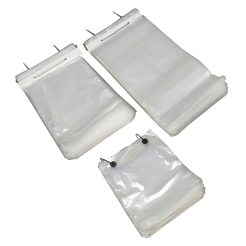 Plastikpose, 35 µm, 240 x 500 mm, LD-PE, klar, karton a 1000 stk, Fødevaregodkendt