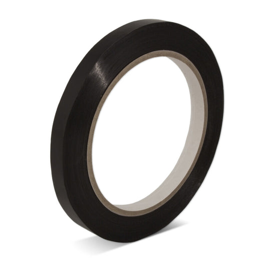 Pakketape, Master'in Performance, 9 mm, x 66.00 m, 35 µm, kernediameter: 76 mm, håndrulle, PVC, Naturgummi, sort, pakke a 6 ruller, kasse a 192 ruller