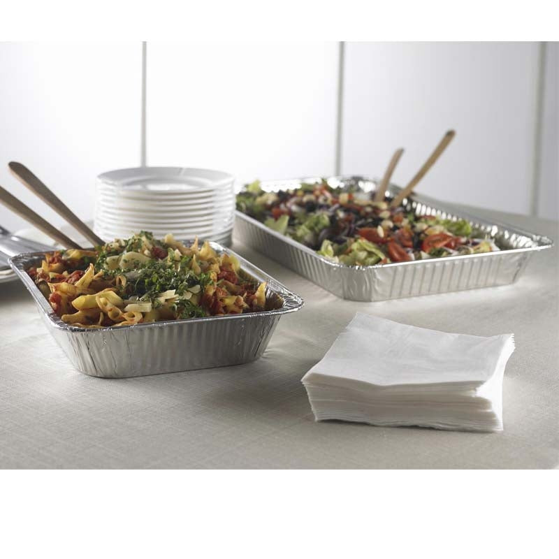 Gastrobakke, Plus Pack, 1/2GN, 1-Compartments, Rektangulær, 3600 ml, 324x263x60mm, aluminium, aluminium, pakke a 100 stk