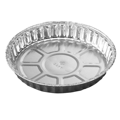Foliebakke, Plus Pack, Rund, 450 ml, Ø 166, højde 22, aluminium, aluminium, pakke a 125 stk, 1-Compartments