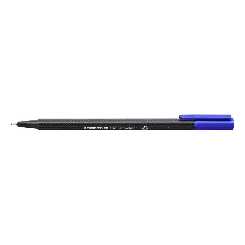 Fineliner, Staedtler Triplus, 0,3MM, blå, 20 Units
