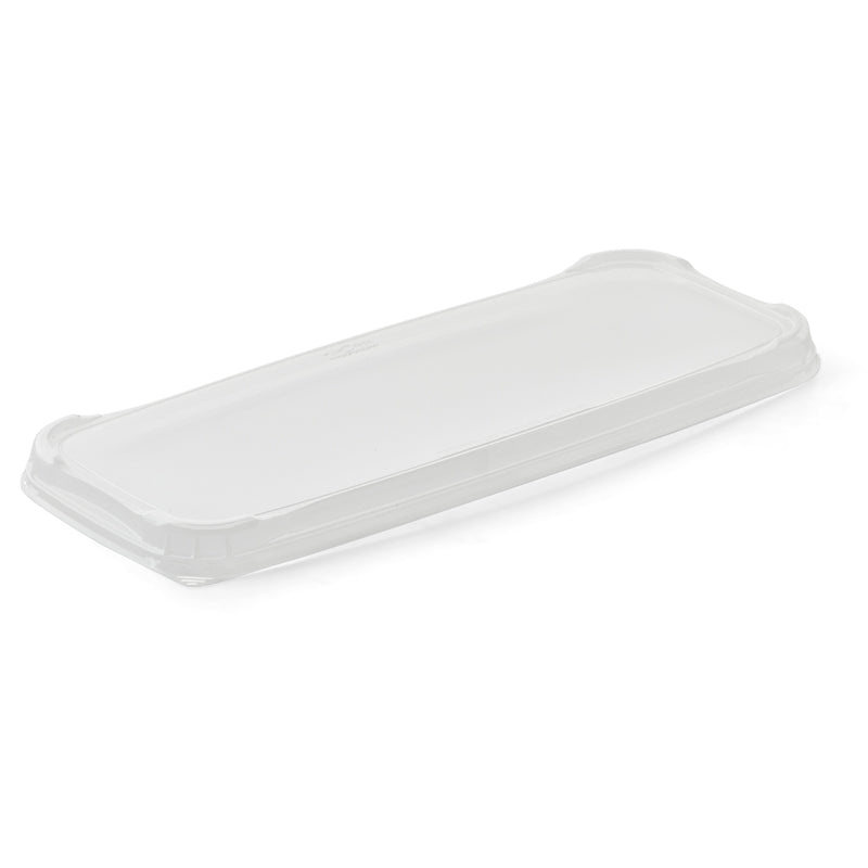 Låg t/foliebakke, Plus Pack Ready2Cook, Rektangulær, 421x184x23mm, PET, transparent, pakke med 70 stk