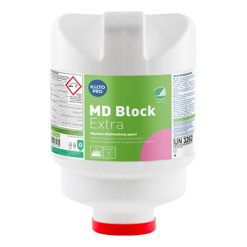 Industriopvask, KiiltoClean, Pro MD Block, Extra - 4,95 kg, 1 stk., 2 enheder