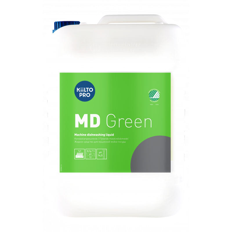 Industriopvask, KiiltoClean, Pro MD Green, uden klor, 10 l, 1 stk.