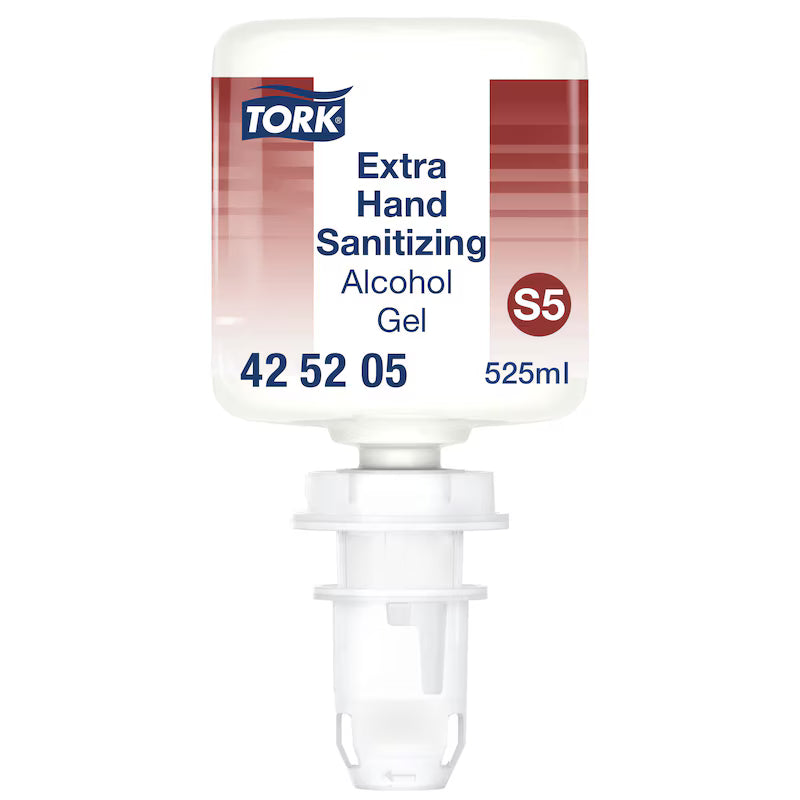 Hånddesinfektion, Tork, S5, Gel, 525 ml, karton med 6 stk.