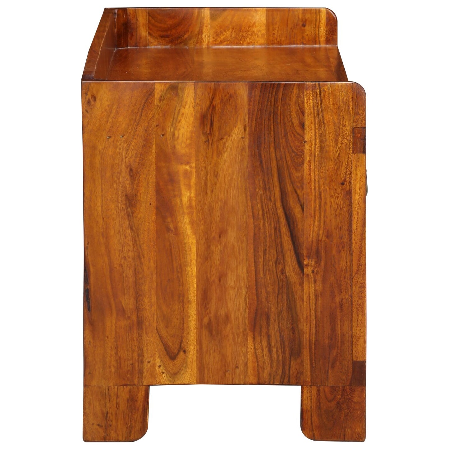 Sko Bænk 100x35x45 cm Solid Træ Akacie