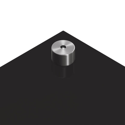 Køkken Backsplash Sort 110x60x0,6 cm Tempereret Glas