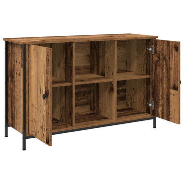 TV-bænk Artisan Eg 101x35x65 cm Konstrueret træ og Stål