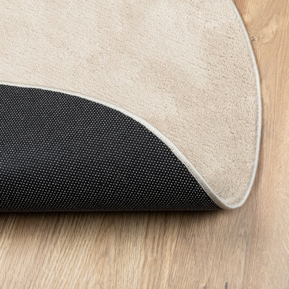 Tæppe ""HUARTE"" Beige 100x200 cm Oval