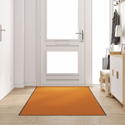 Dørmåtte, Vaskbar, Orange, 120x250 cm
