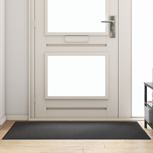 Dørmåtte Rektangulær Antracitgrå 90x150 cm