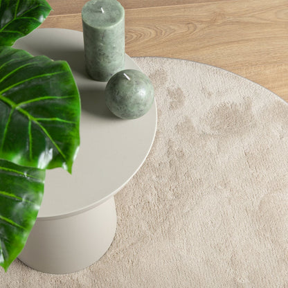 Tæppe ""HUARTE"" Beige 100x200 cm Oval