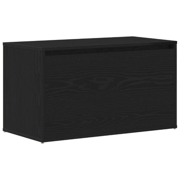 Hallbænk Sort Eg 80x40x45 cm Lavet af Træ