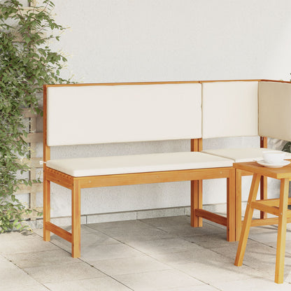 Havebænk med hynder 100x50x91 cm Solid Akacietræ