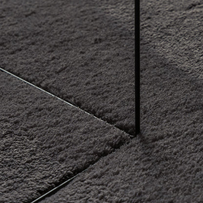 Tæppe 'HUARTE' Kort Pile Blødt og Vaskbart Antracit 100x200 cm