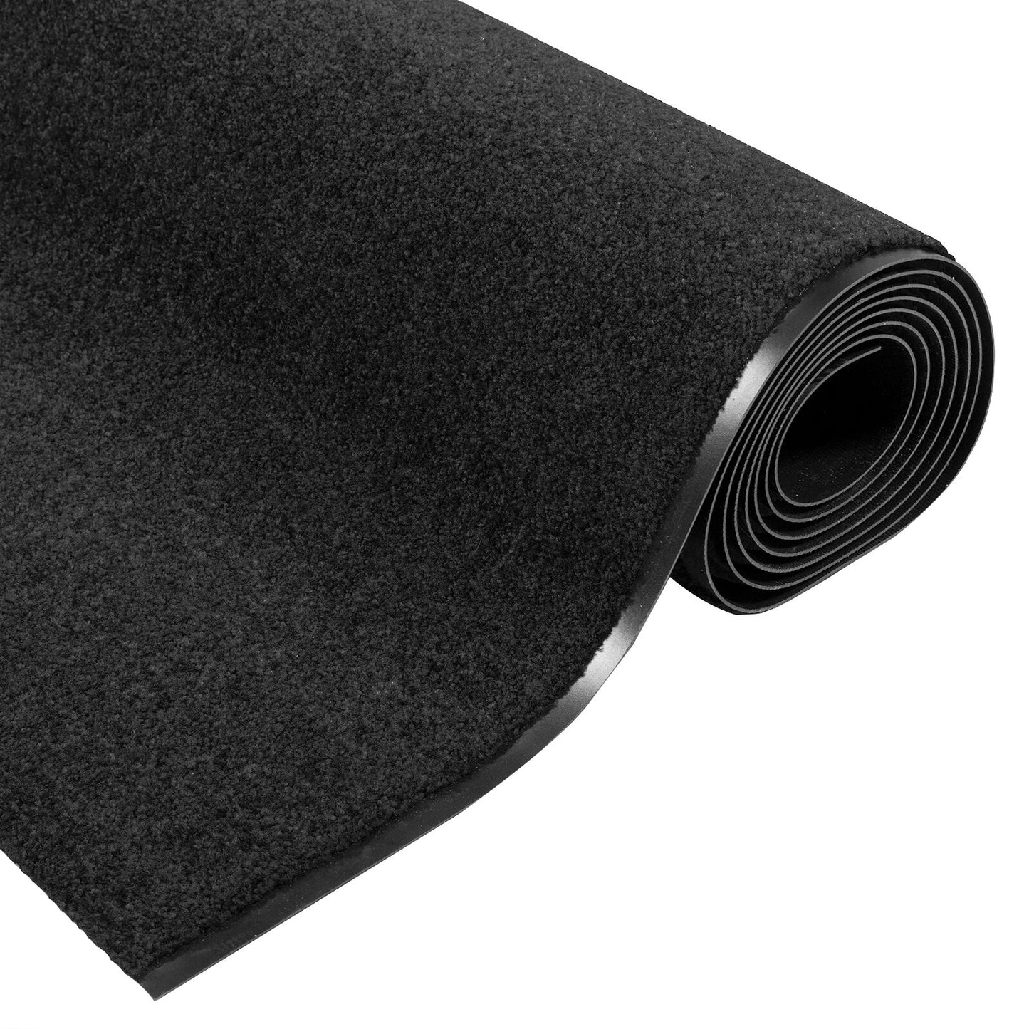 Dørmåtte Vaskbar Sort 120x400 cm