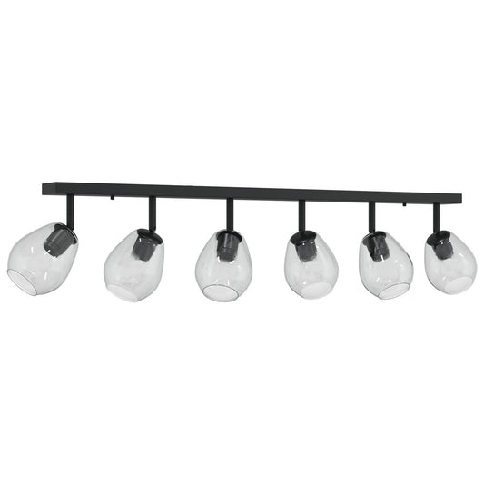 Loftlamper med Justerbar Glaslysestage i Antracit E27