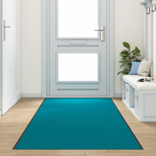 Dørmåtte Vaskbar Cyan 120x350 cm