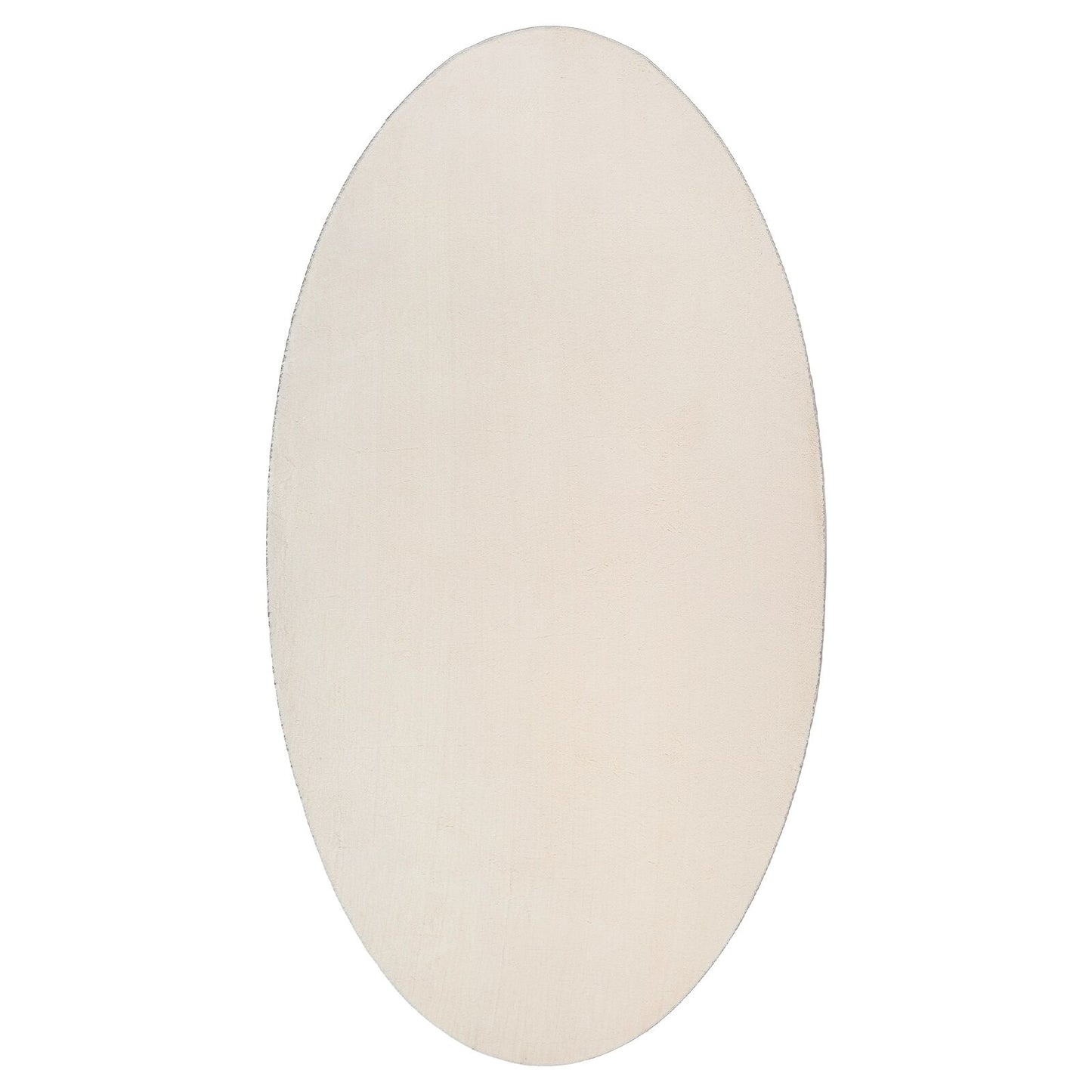 Tæppe ""HUARTE"" Beige 100x200 cm Oval