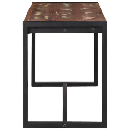 Bænk Flerfarvet Massivt genbrugstræ 100 x 35 x 45 cm