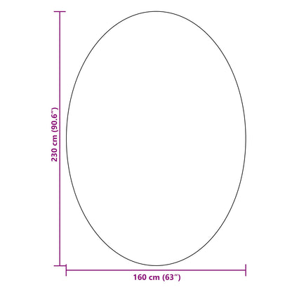 Tæppe ""HUARTE"" Beige 160x230 cm Oval