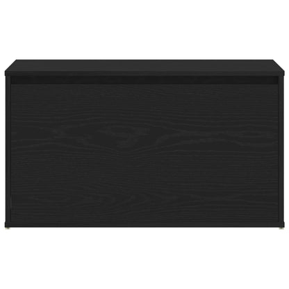 Hallbænk Sort Eg 80x40x45 cm Lavet af Træ