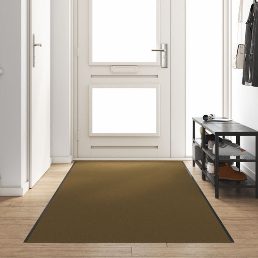 Dørmåtter Vaskevenlig Brun 120x350 cm