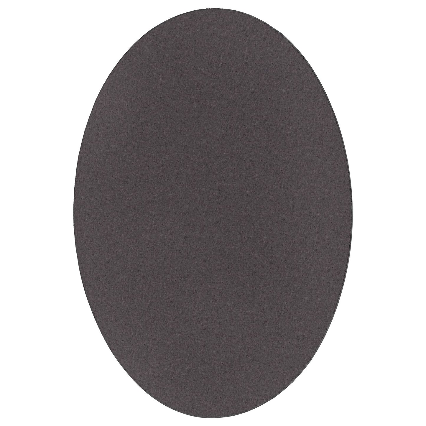 Tæppe ""HUARTE"" Antracitgrå 140x200 cm Oval