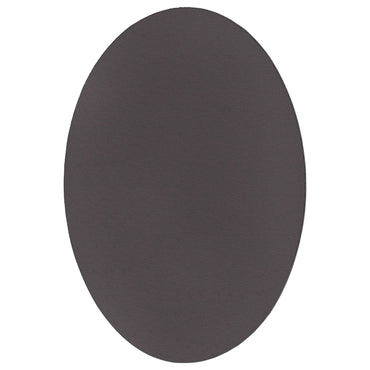 Tæppe ""HUARTE"" Antracitgrå 140x200 cm Oval