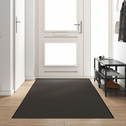 Dørmåtte Vaskbar Antracitgrå 120x400 cm