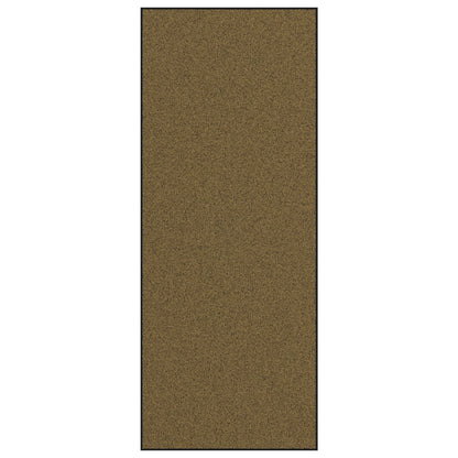 Dørmåtte Vaskbar Brun 120x300 cm