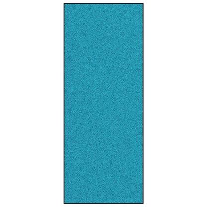 Dørmåtte Vaskbar Cyan 120x300 cm