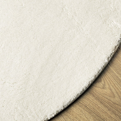 Tæppe 'HUARTE' Kort Pile Blødt og Vaskbart Creme 160x230 cm