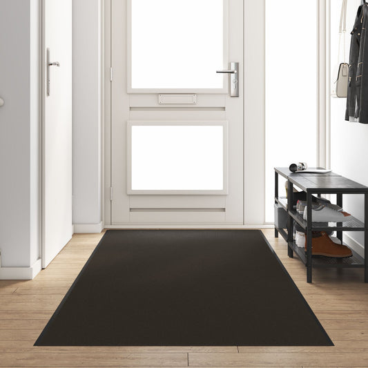 Dørmåtte Vaskbar Sort 120x400 cm