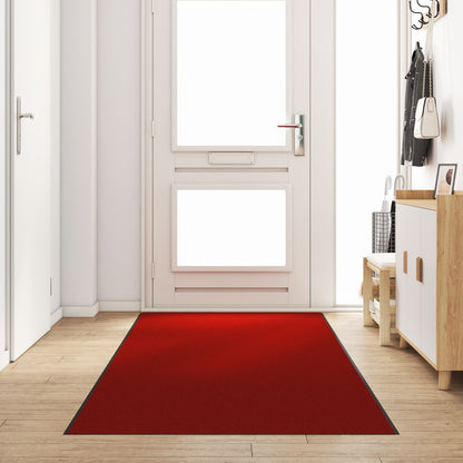 Dørmåtte Vaskbar Rød 120x400 cm