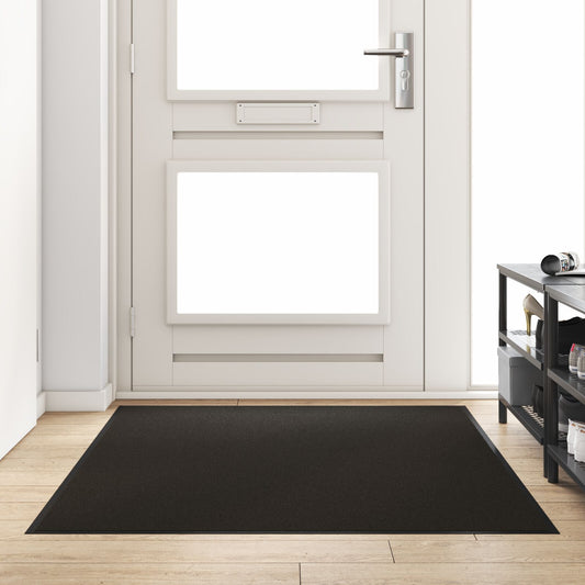 Dørmåtte Rektangulær Sort 120x180 cm