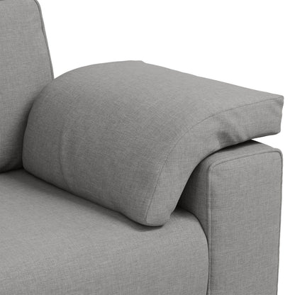 Sofabænk Skygrå 140 cm Stof