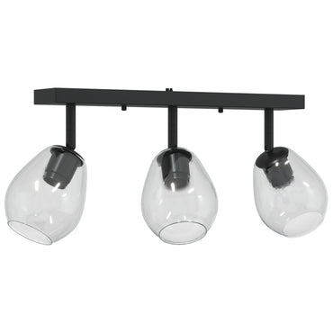 loftlamper med justerbar glaslampeskærm i anthracite, E27
