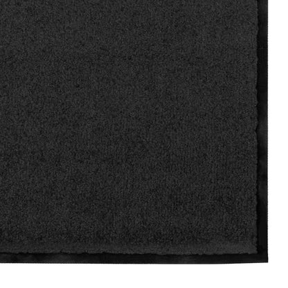 Dørmåtte Vaskbar Sort 120x300 cm