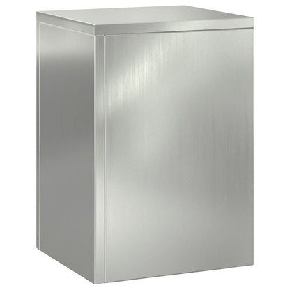 Udendørs Planteborde Stang 2 stk 24x24x35 cm Galvaniseret Stål