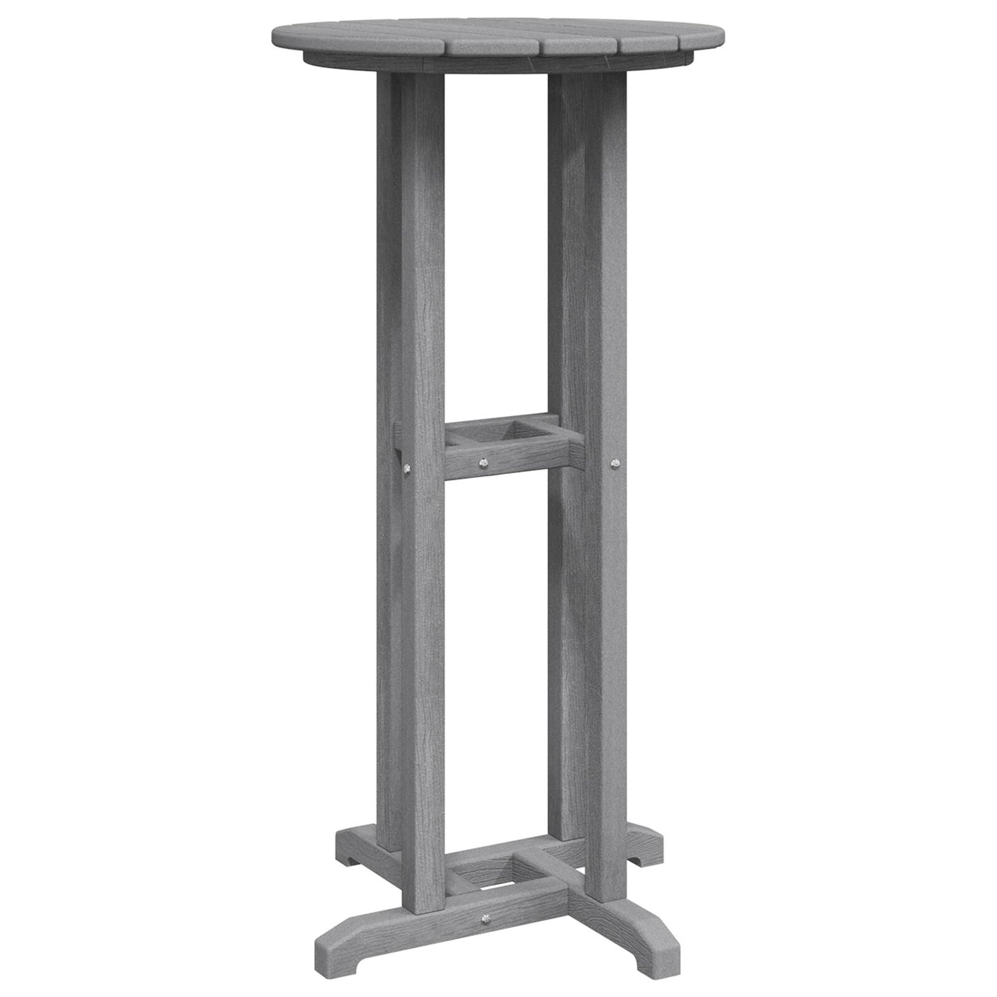 Barbord Lysegrå 55x55x107 cm HDPE
